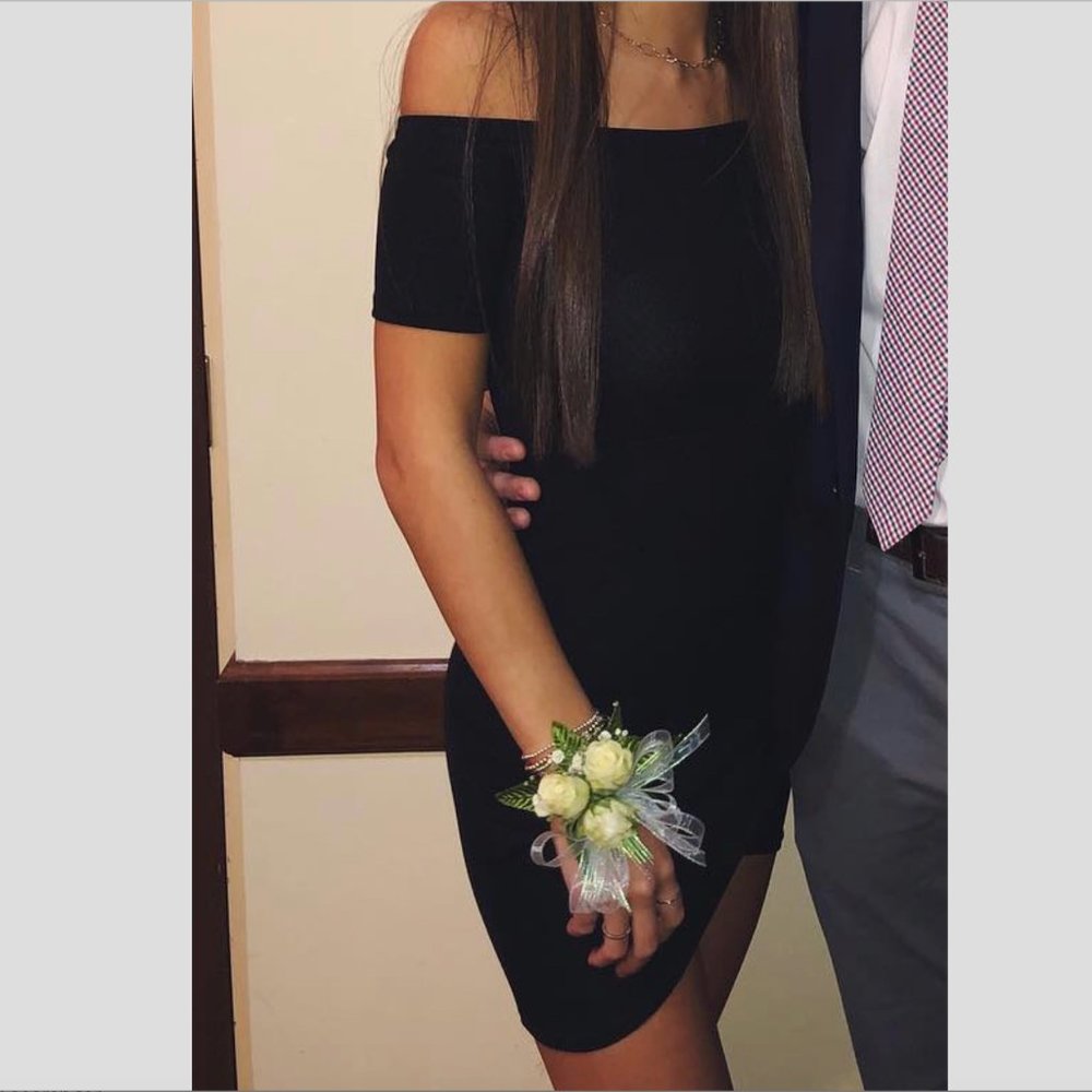 Black off the Shoulder Dress